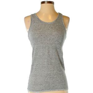 J CREW Linen Striped Tank Top